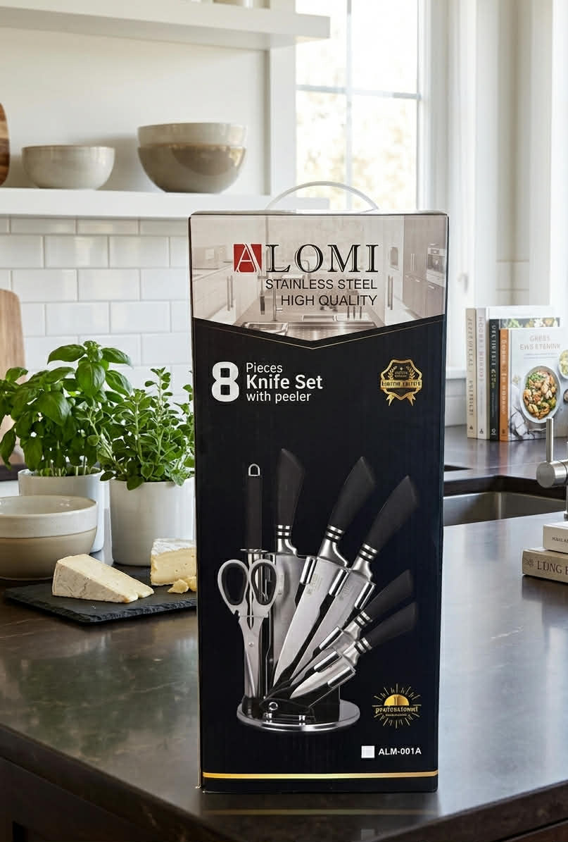 9-piece Stainless Steel Knife Set