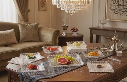 7 pcs set dessert plates