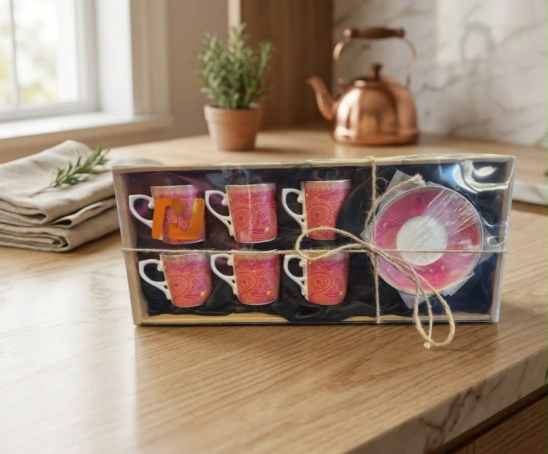 Oriental Lace12 pcs coffee cup set