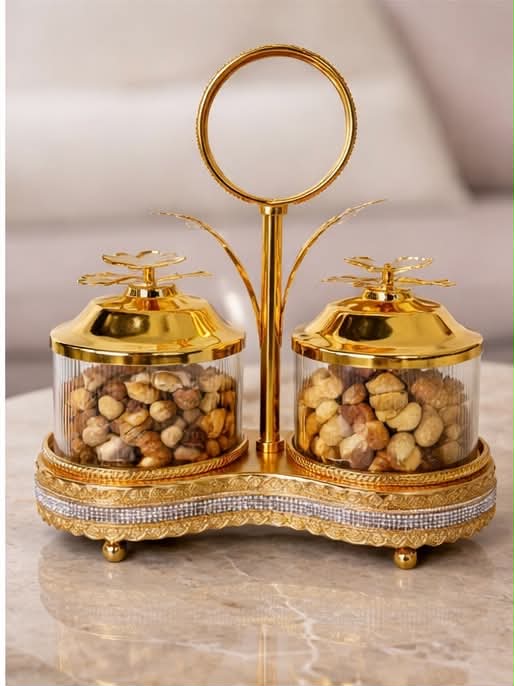 Candy tray round 2 plates