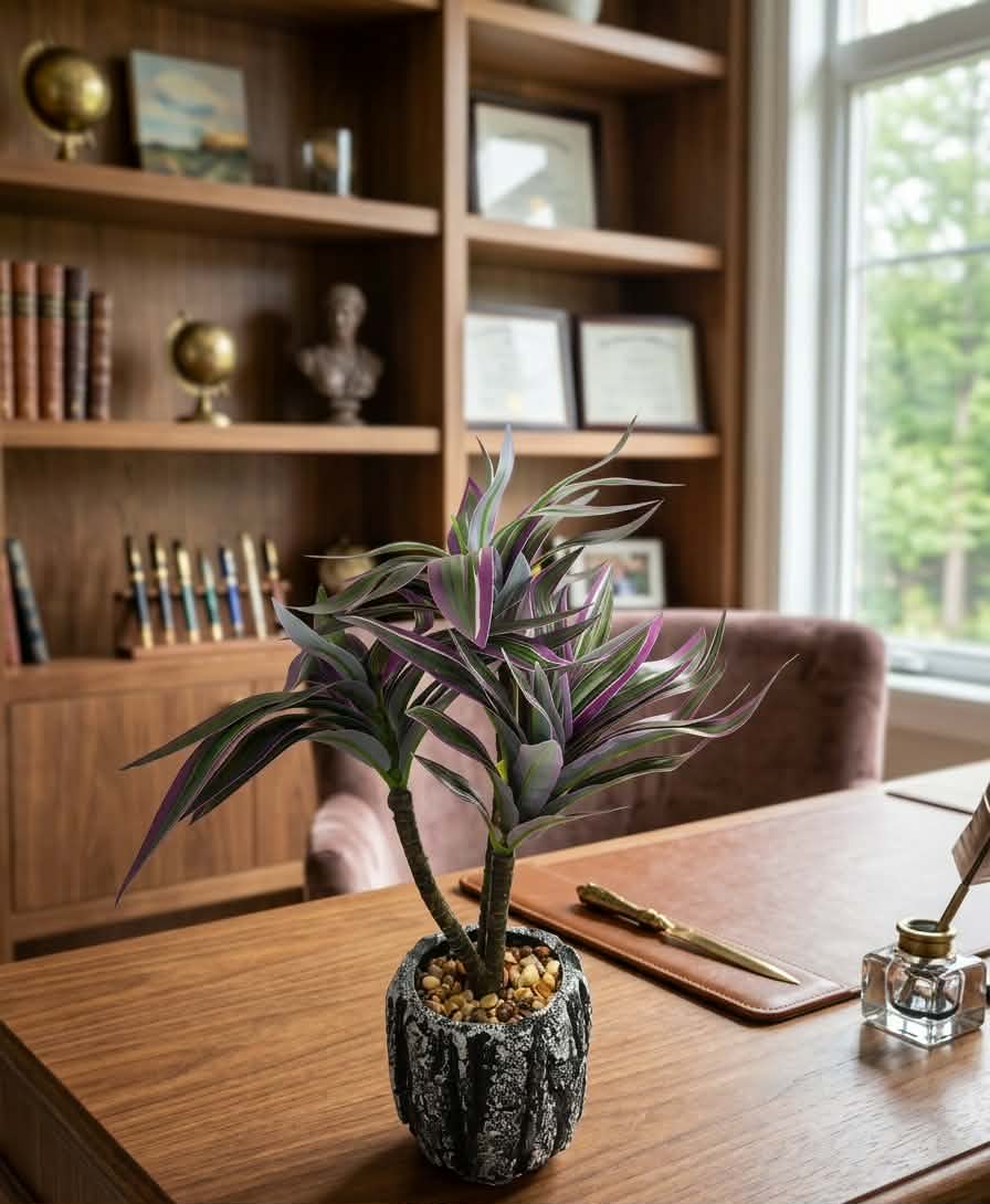 Vibrant Tropical Dracaena Artificial Potted Plants