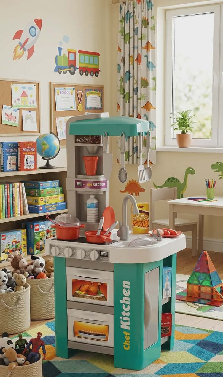 Talented chef kitchen