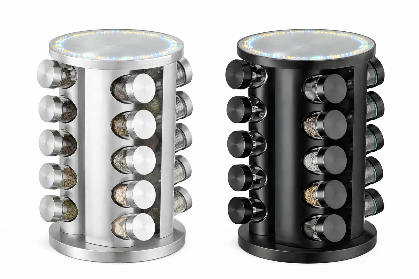 20 jar black spice carousel