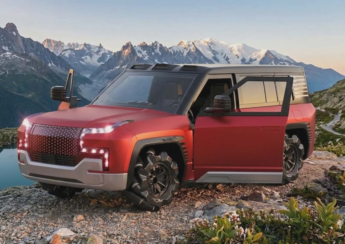 Rangee rover EV car