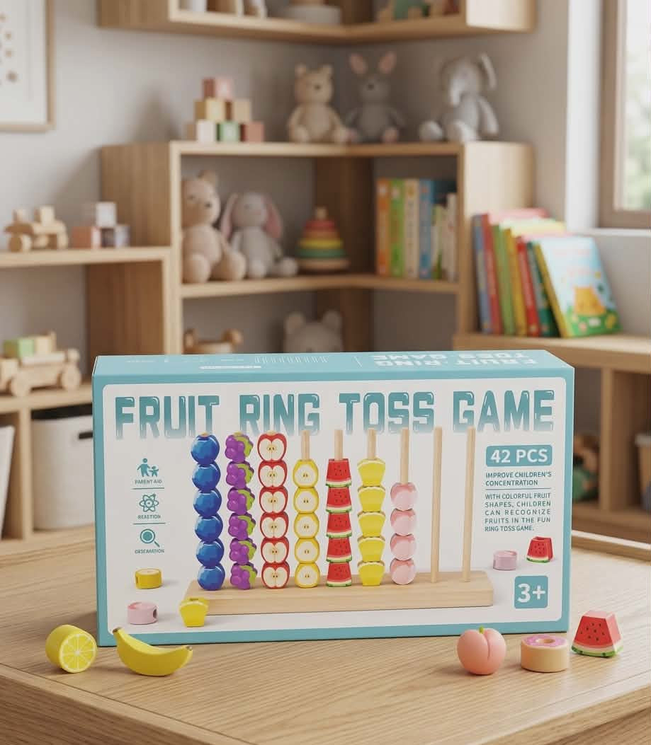Fruit ring toss game