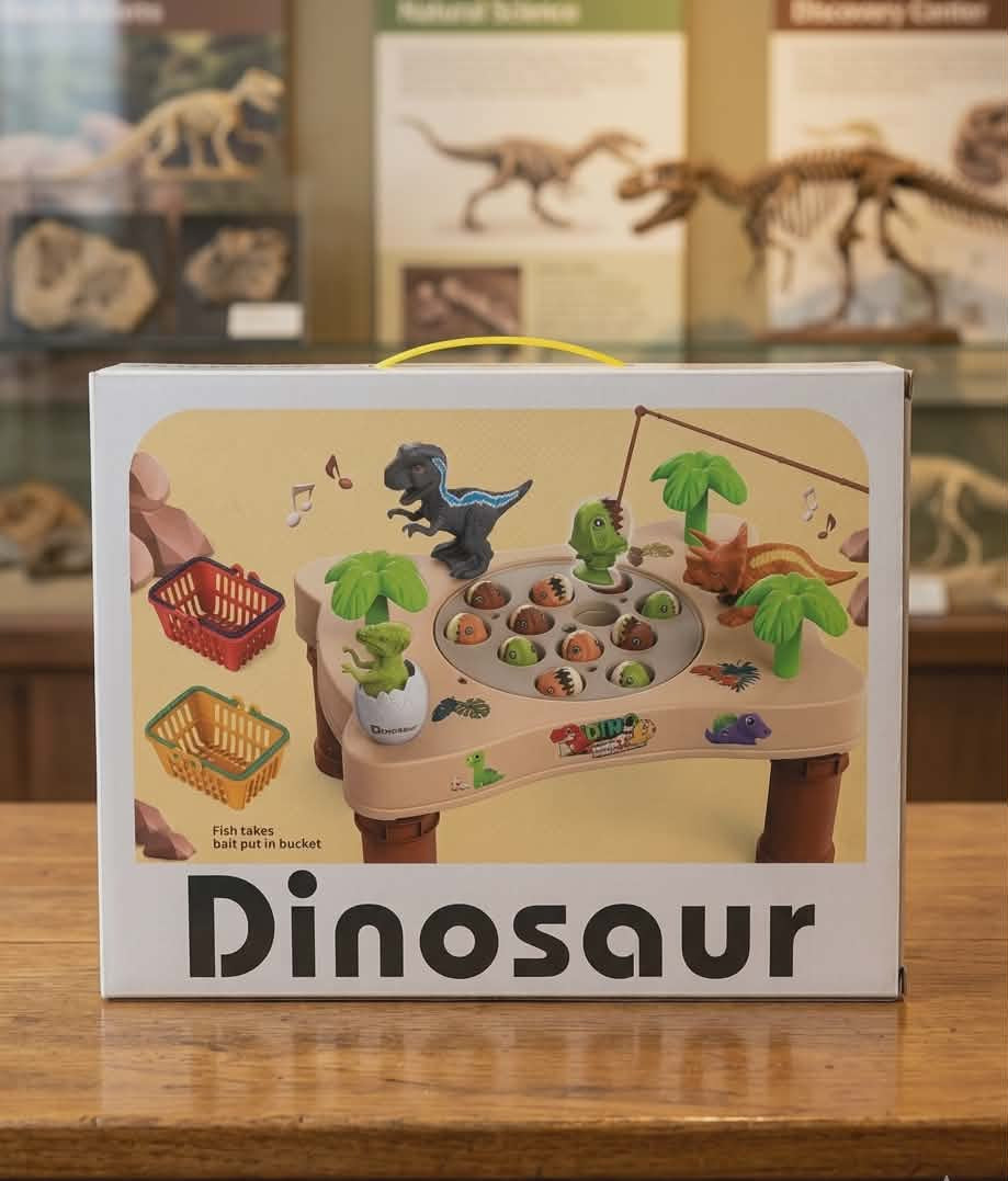 Dinosaur fishing
