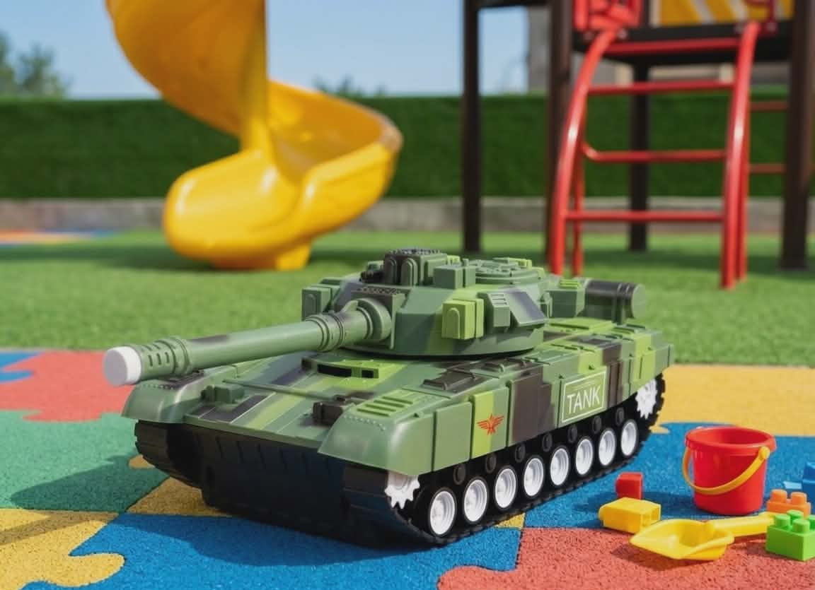 Remota control tank green