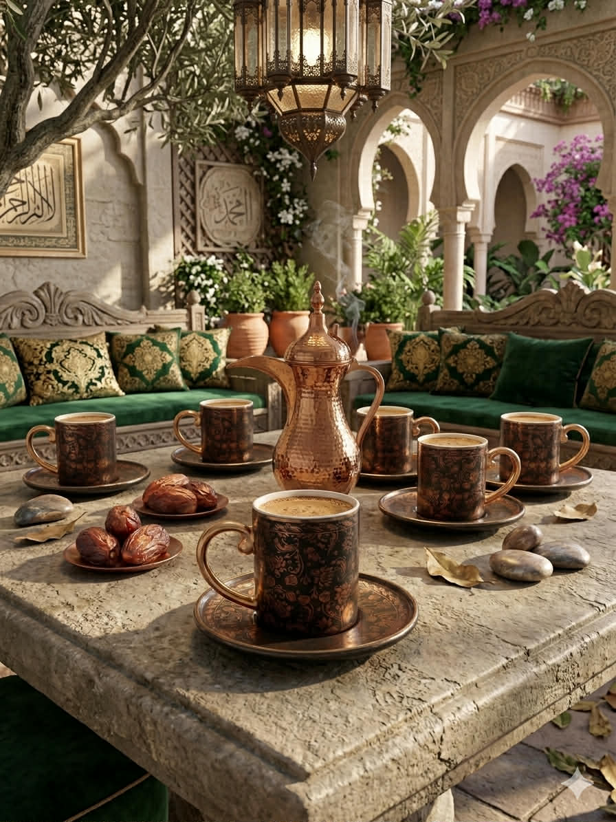 Royal Rose Gold Charm12 pcs coffee cup set