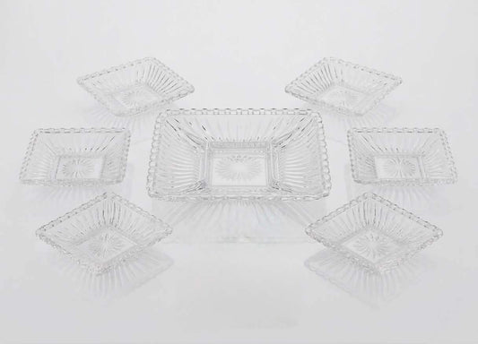 7 pcs set dessert plates