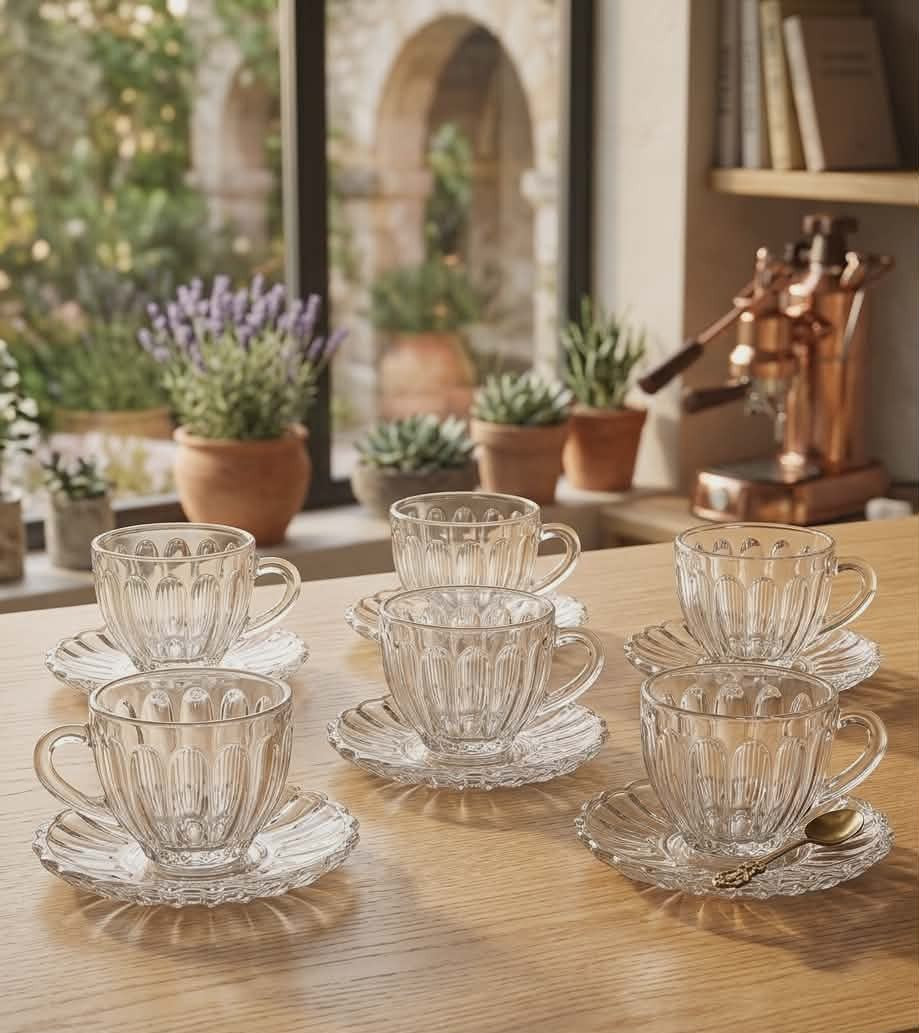 12 pcs tea cup set