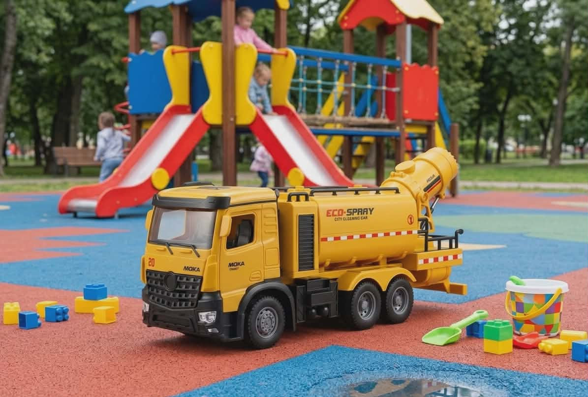 Spray sprinkler truck