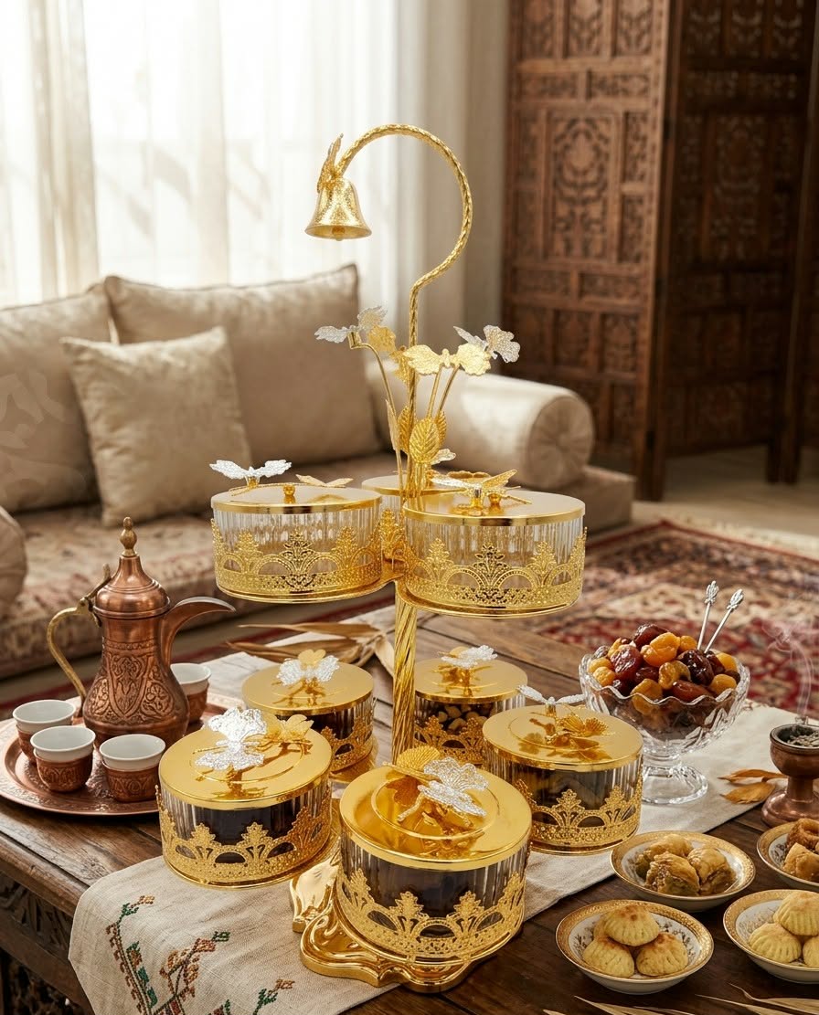 2 layers & 8pot candy tray