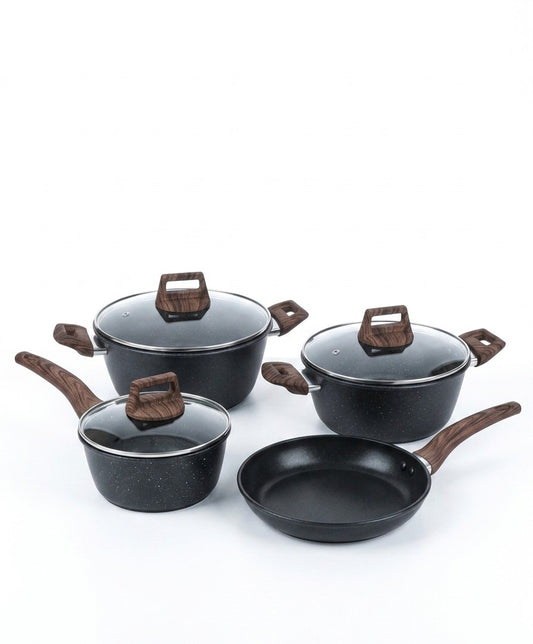 HotChef 7-Piece Non-Stick Stone Cookware Set