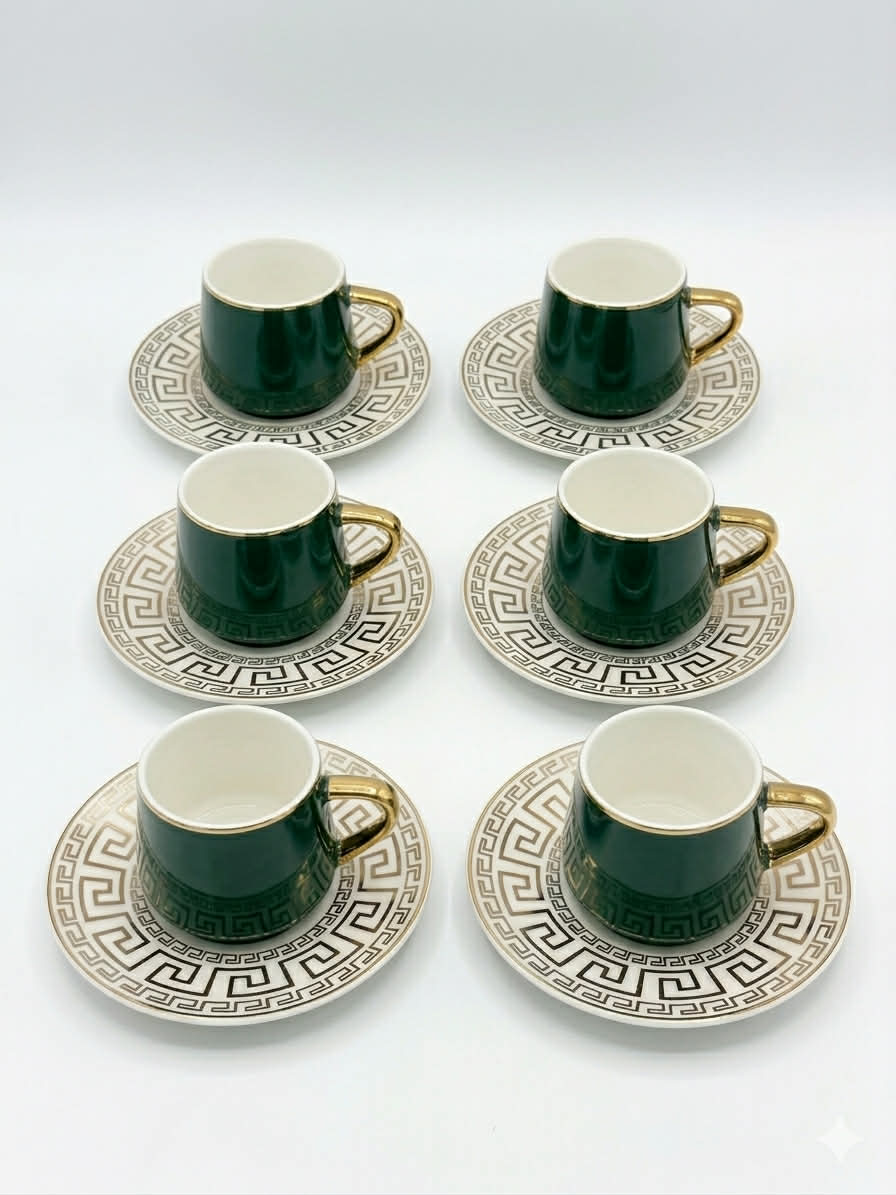 elegantly crafted cups12 pcs coffee cup set