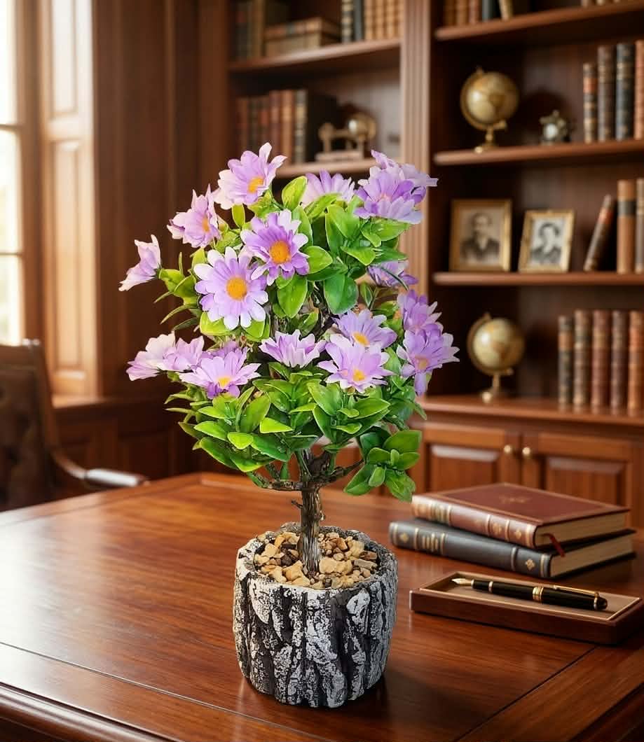 Elegant Tabletop Faux Bonsai Plants