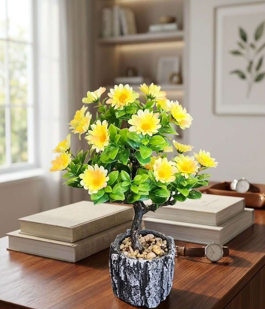 Elegant Tabletop Faux Bonsai Plants