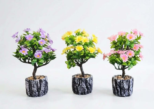 Elegant Tabletop Faux Bonsai Plants