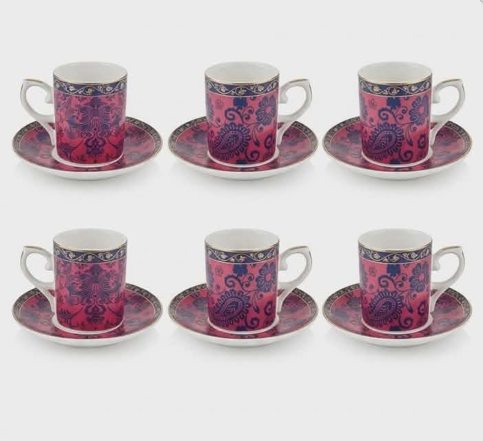 Oriental Lace12 pcs coffee cup set