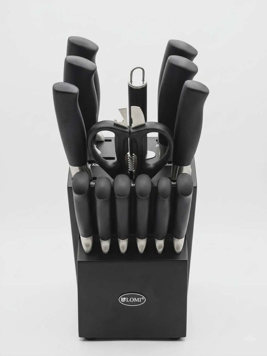 ALOMI 15-Piece Stainless Steel Knife Set