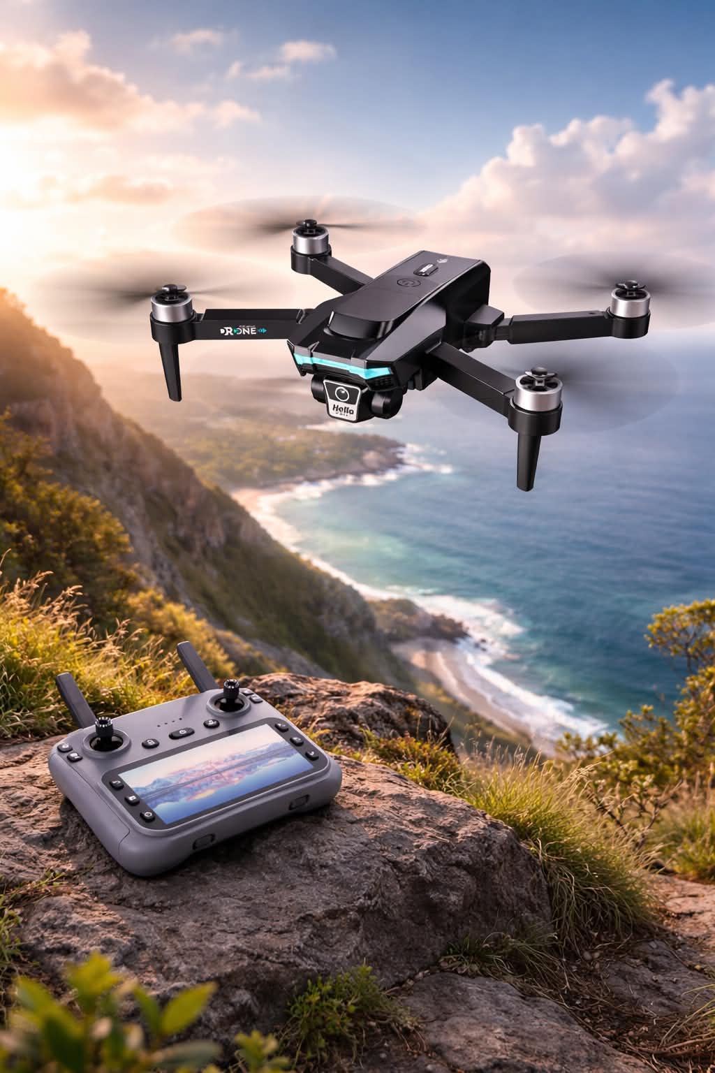 Drone Air Intelligent System – GPS, 4K Camera & Screen Remote