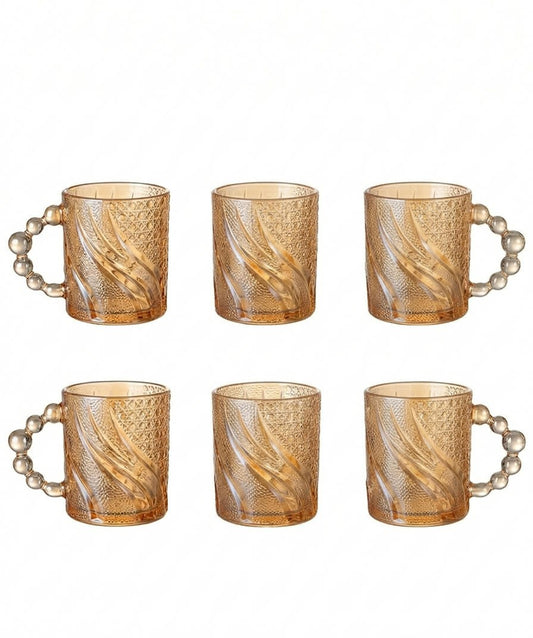 6 pcs glass cup