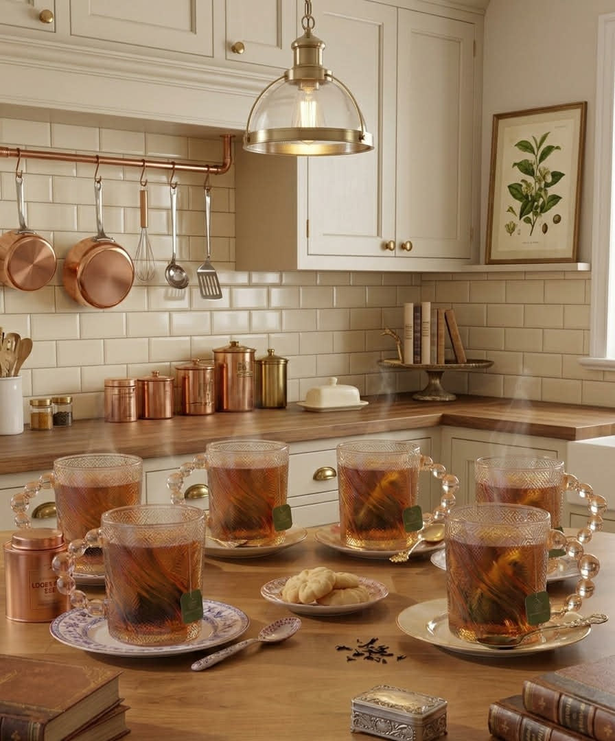 6 pcs glass cup