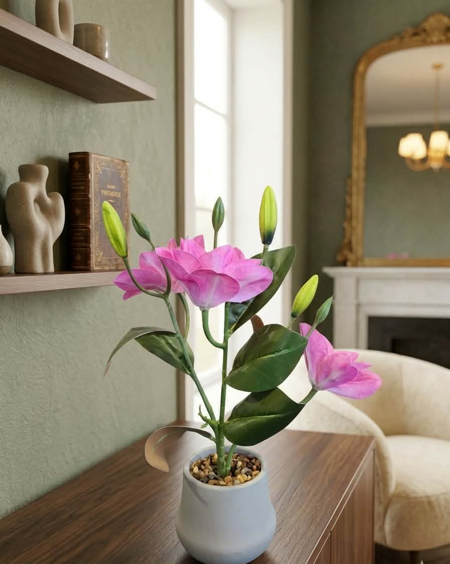 Premium Artificial Magnolia Potted Collection