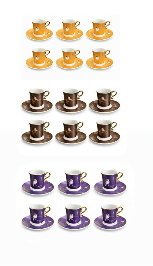 Radiant Lines12 pcs coffee cup set