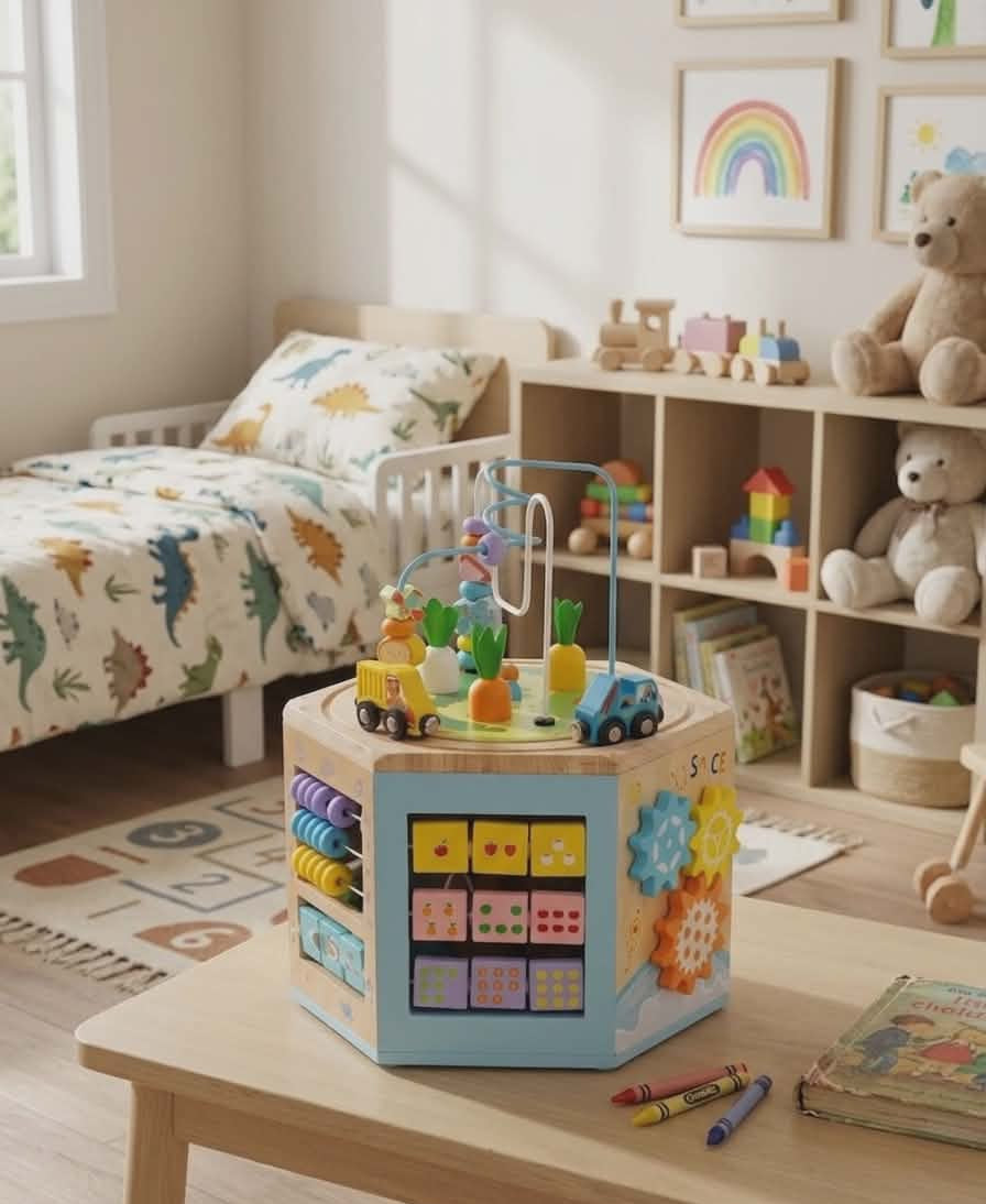 Montessori round bead treasure