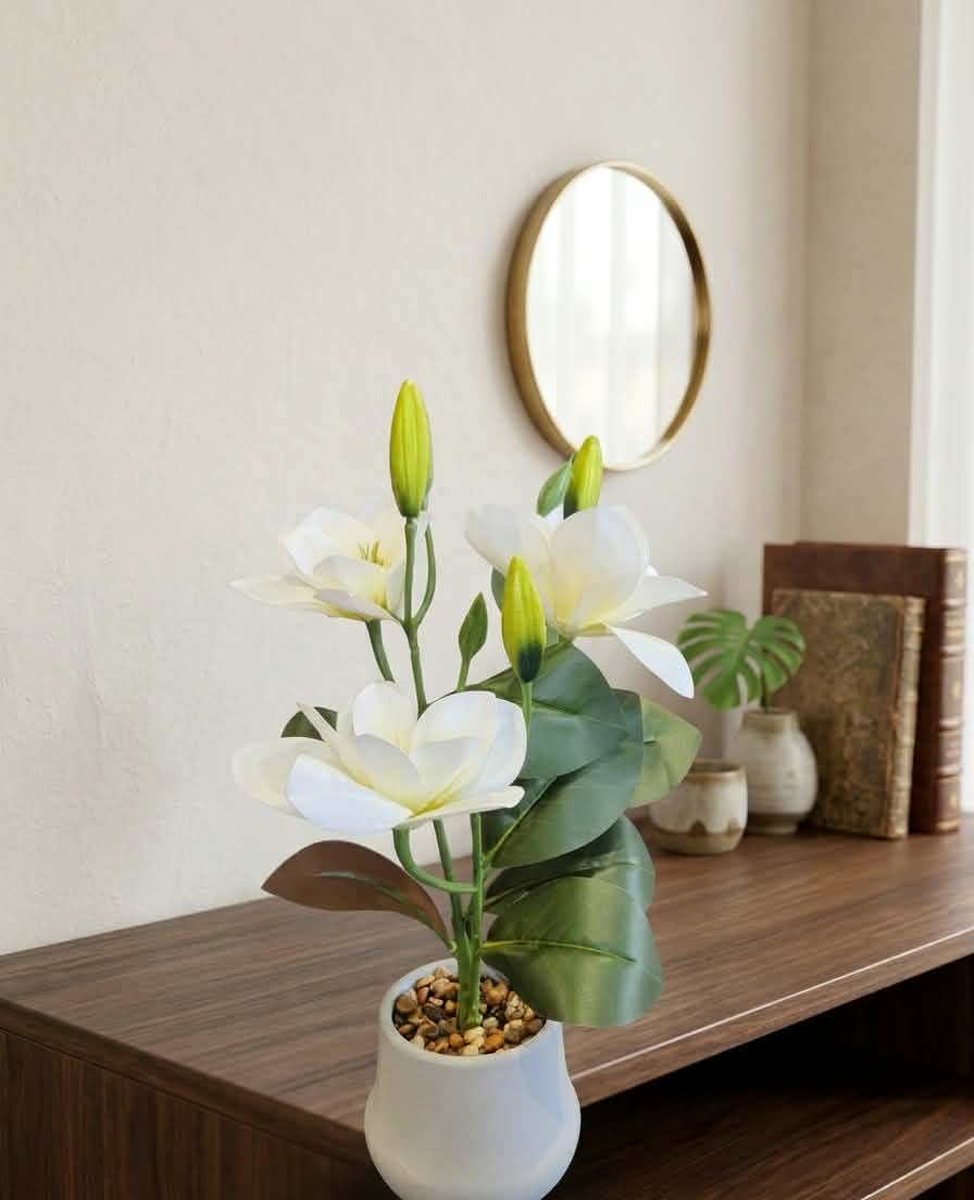 Premium Artificial Magnolia Potted Collection
