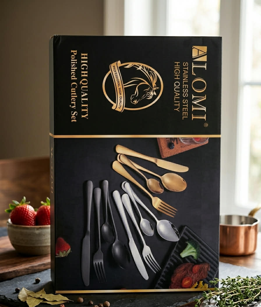 24 pcs stainless steel set