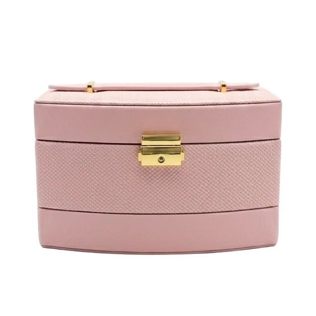 Signature 3 Tier Lockable Jewellery Case Luxury Vanity Organiser