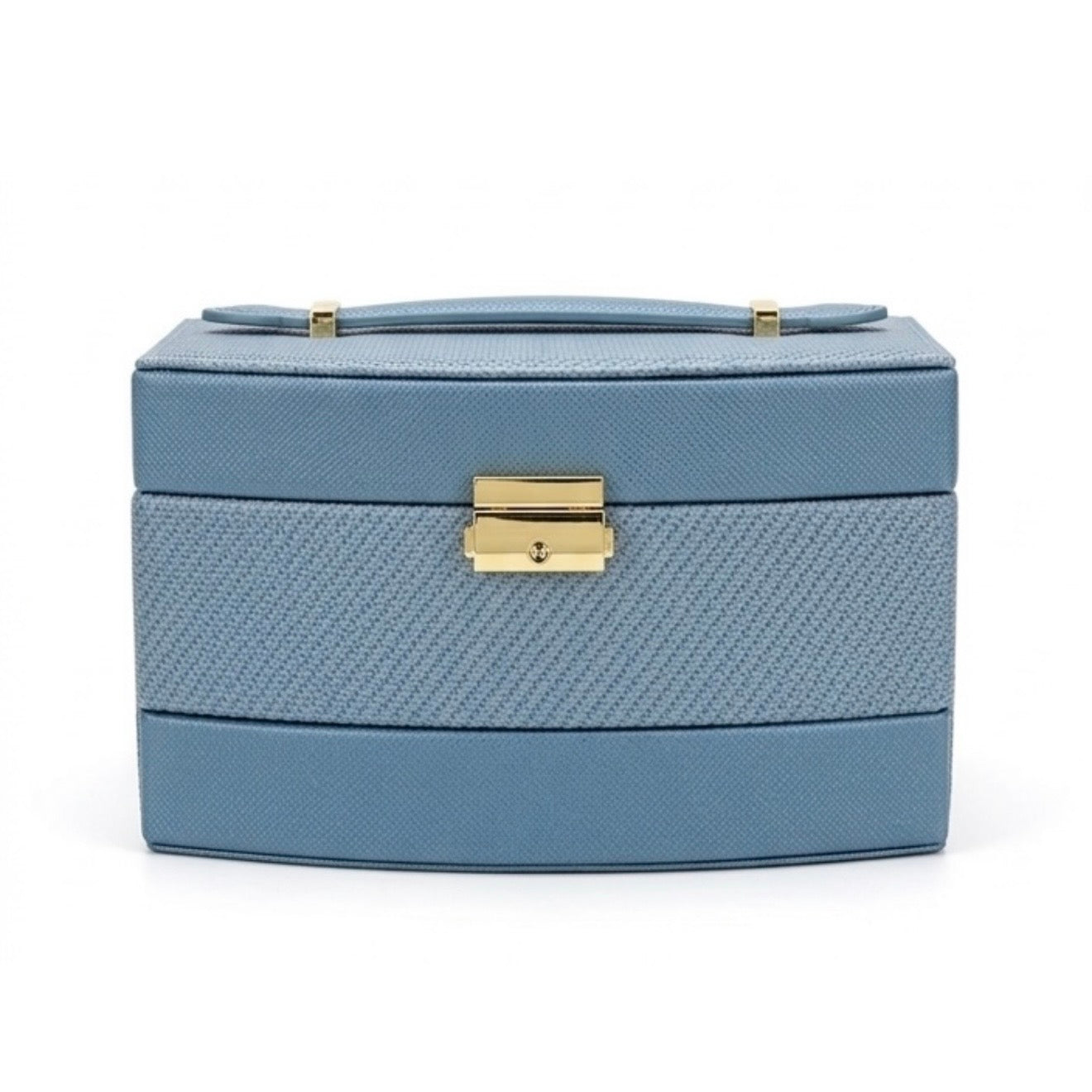 Signature 3 Tier Lockable Jewellery Case Luxury Vanity Organiser