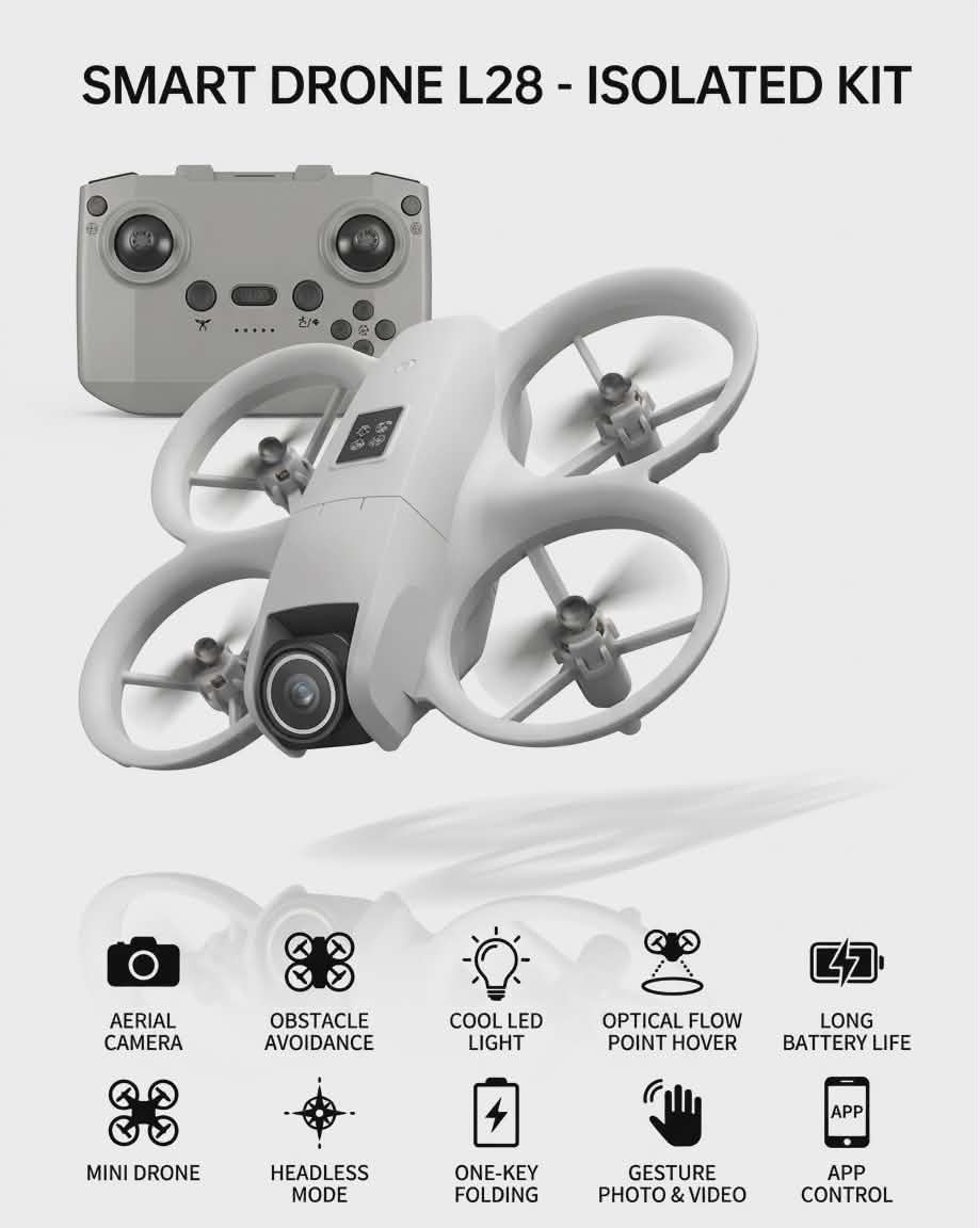 Drone L28 – HD Camera & Obstacle Avoidance