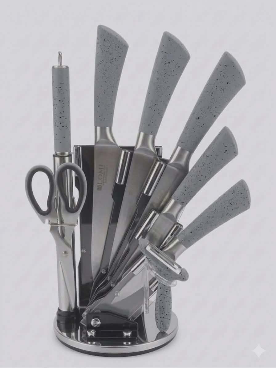 9-piece Stainless Steel Knife Set