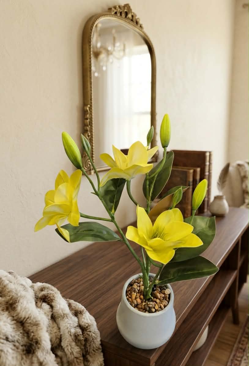 Premium Artificial Magnolia Potted Collection