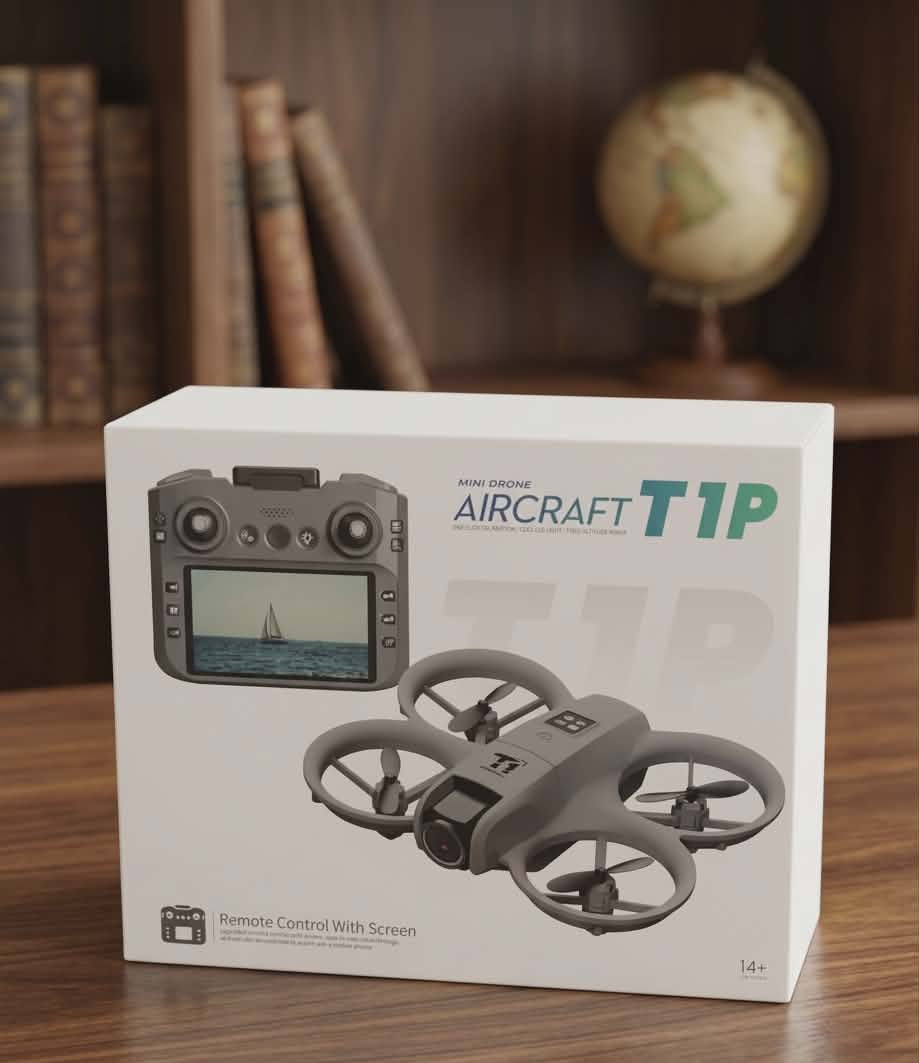 T1P Mini Aircraft Drone with Screen Remote High Definition Camera