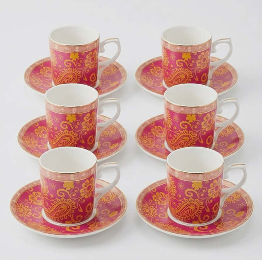 Oriental Lace12 pcs coffee cup set