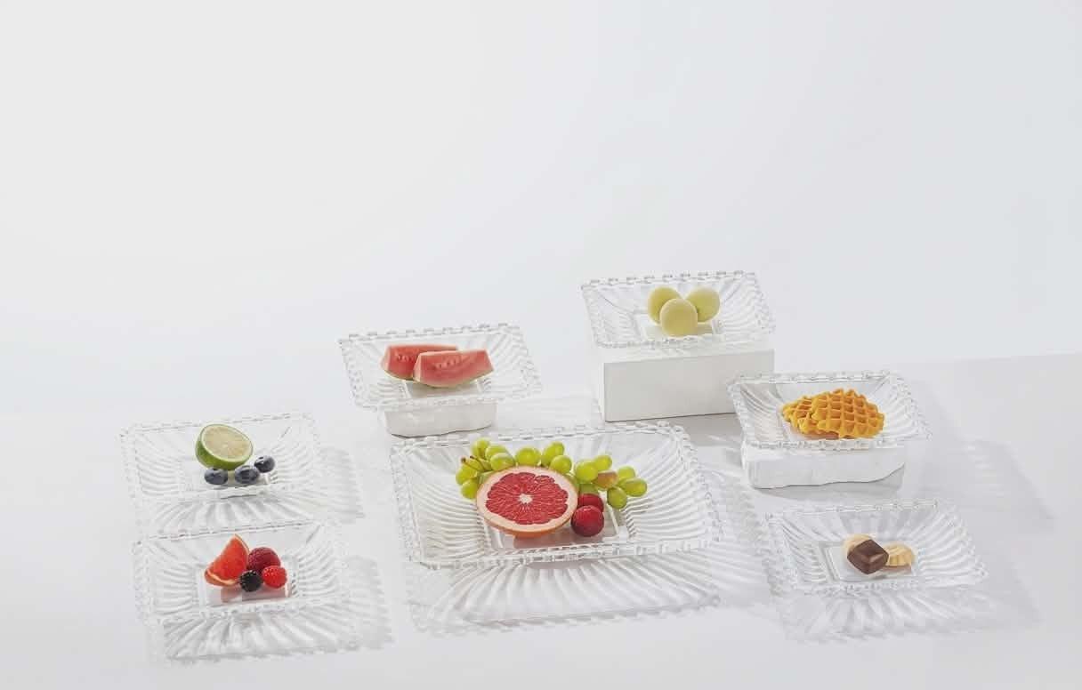7 pcs set dessert plates
