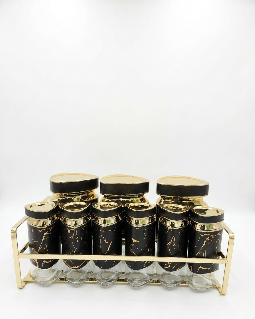 Condiment Jar Spice Container Set of 9pcs.