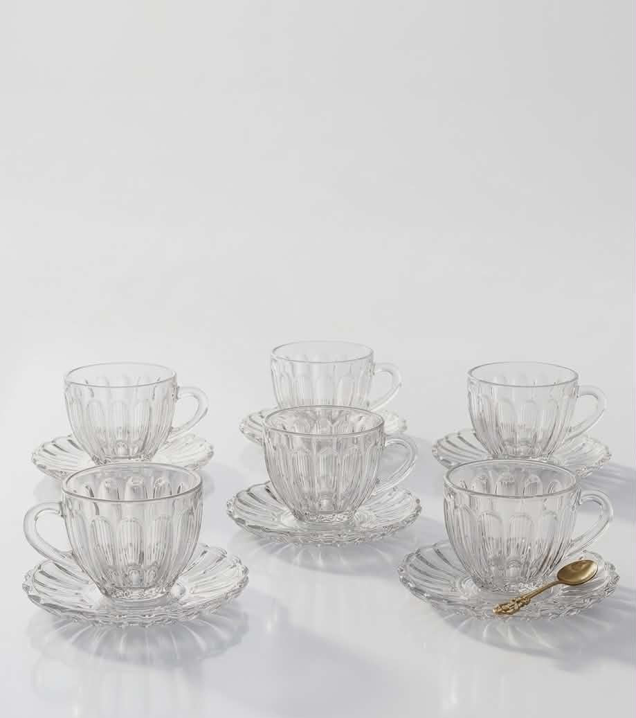 12 pcs tea cup set