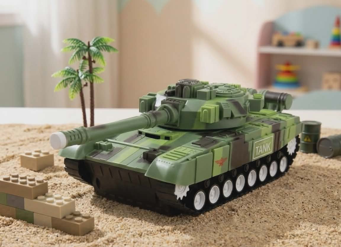 Remota control tank green