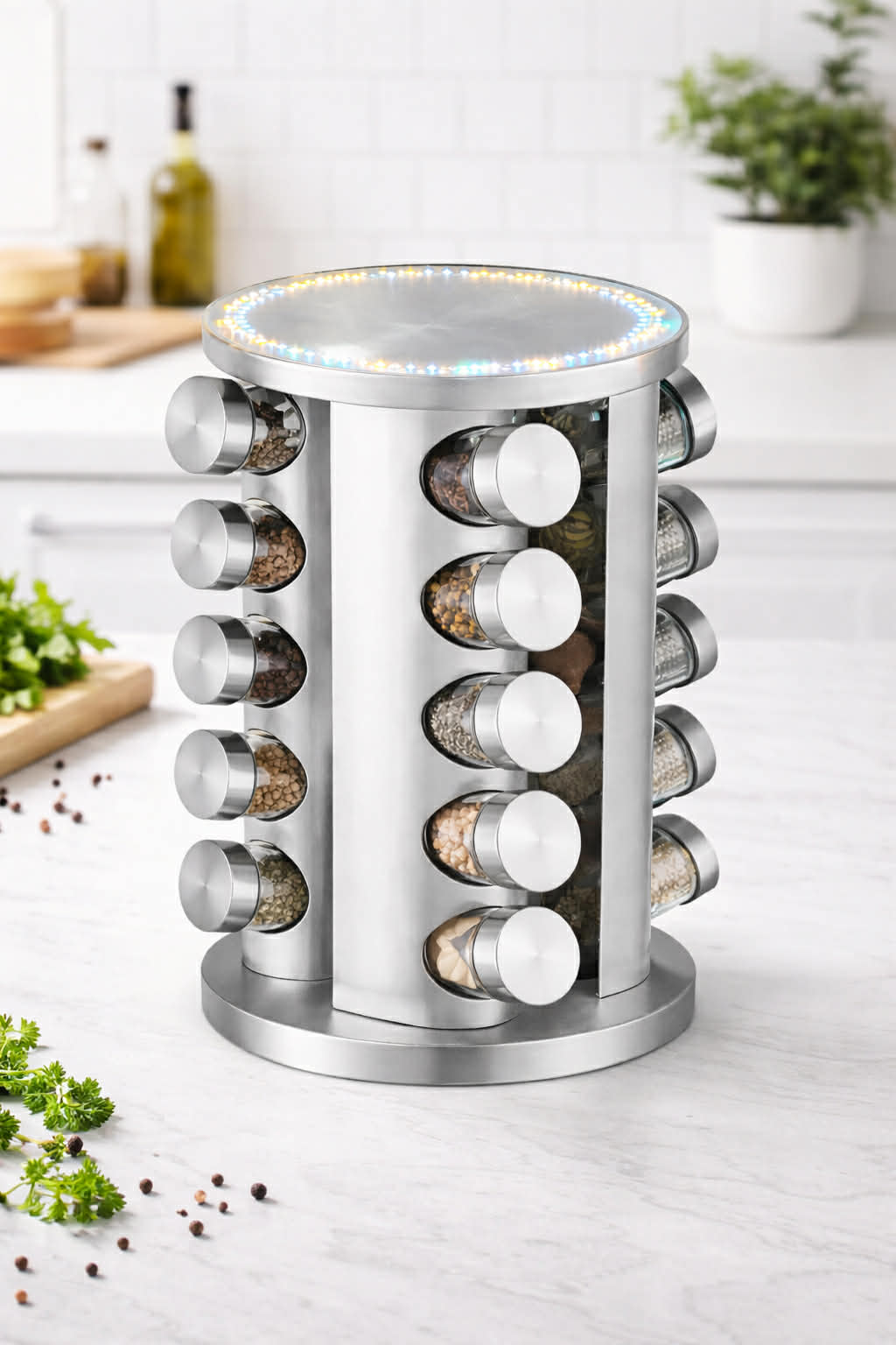 20 jar black spice carousel