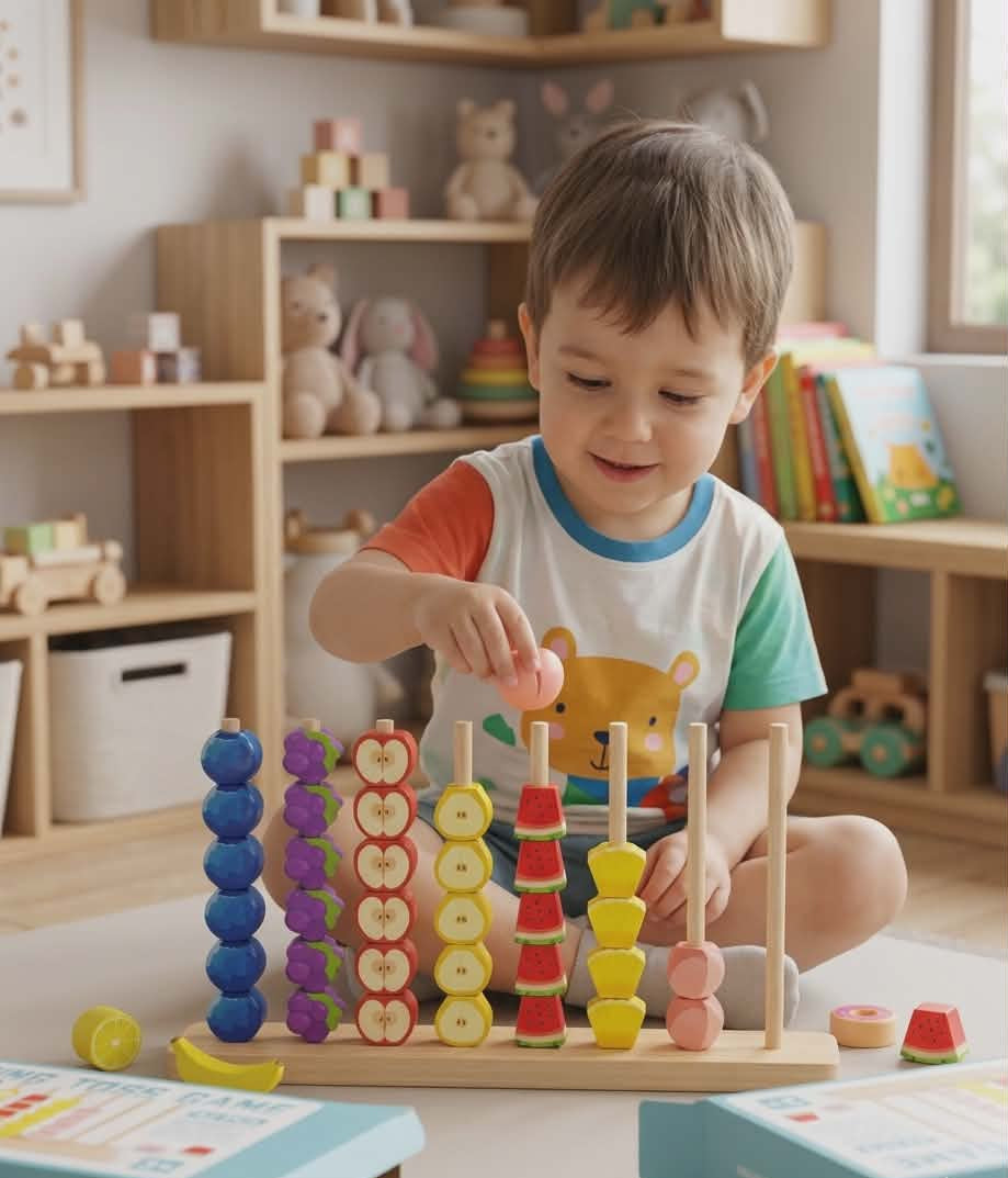 Fruit ring toss game
