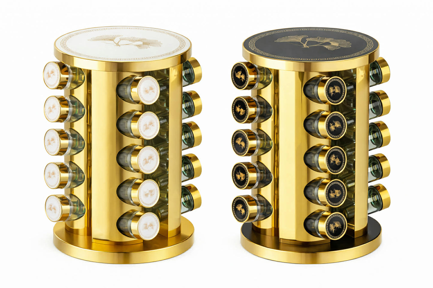 20 jar marble spice carousel