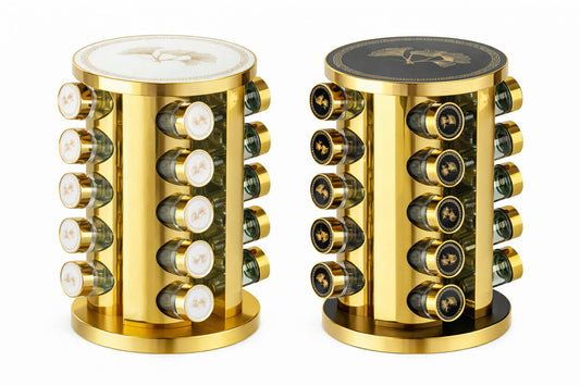 20 jar marble spice carousel