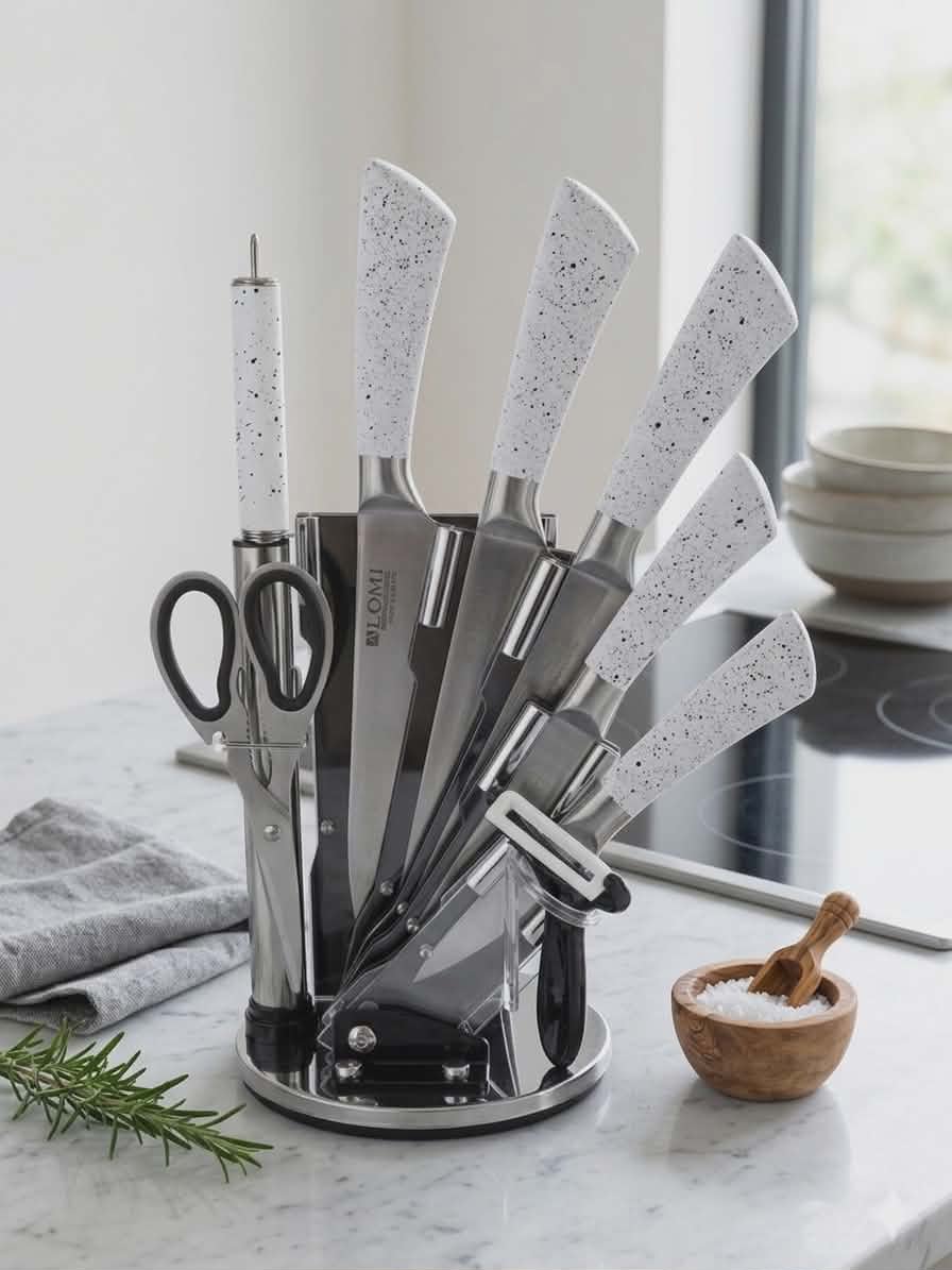 9-piece Stainless Steel Knife Set