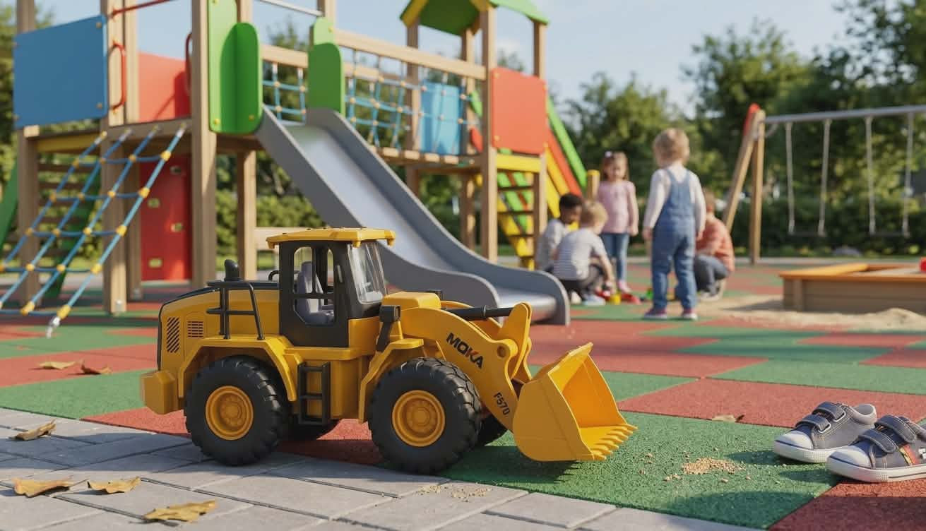 Bulldozer truck