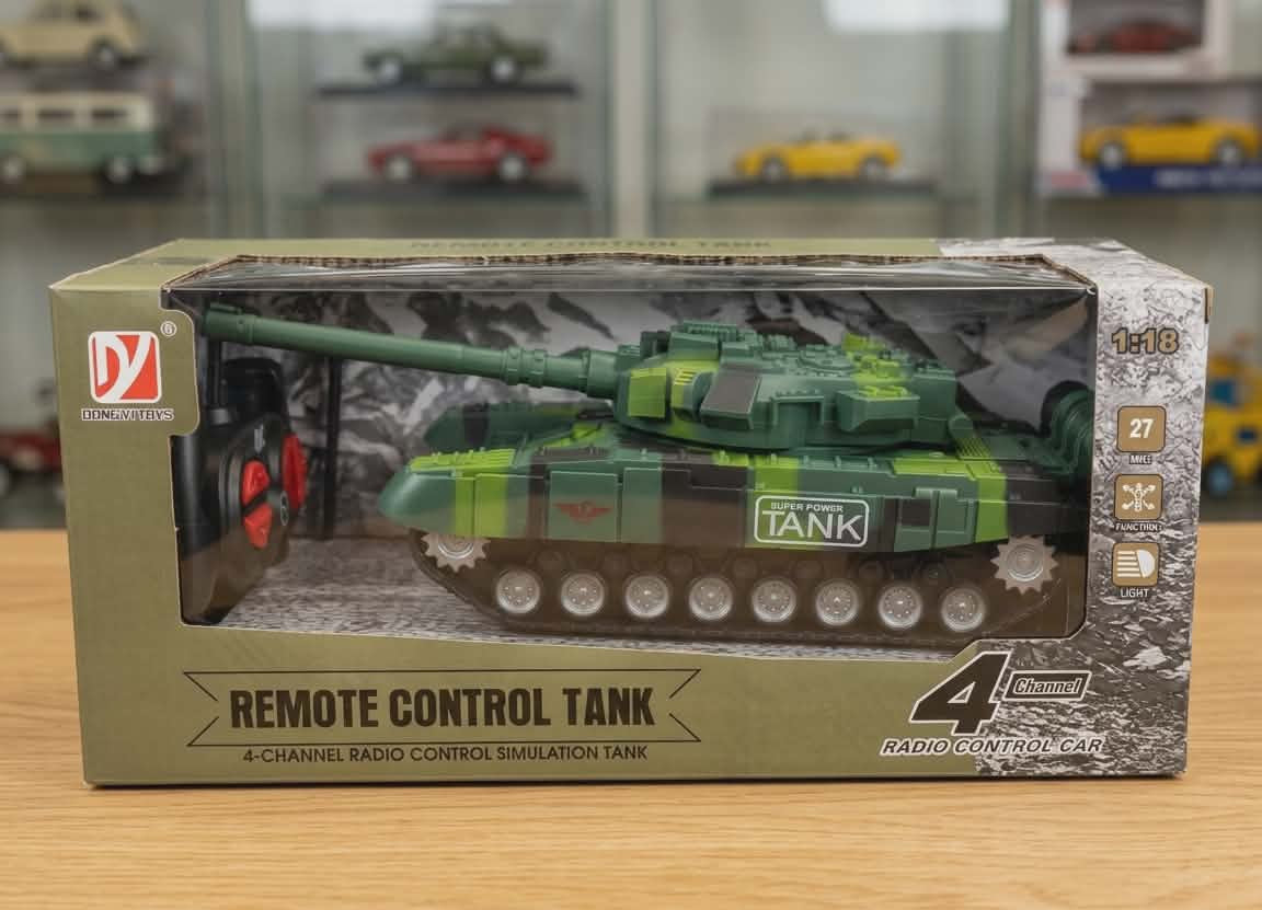 Remota control tank green