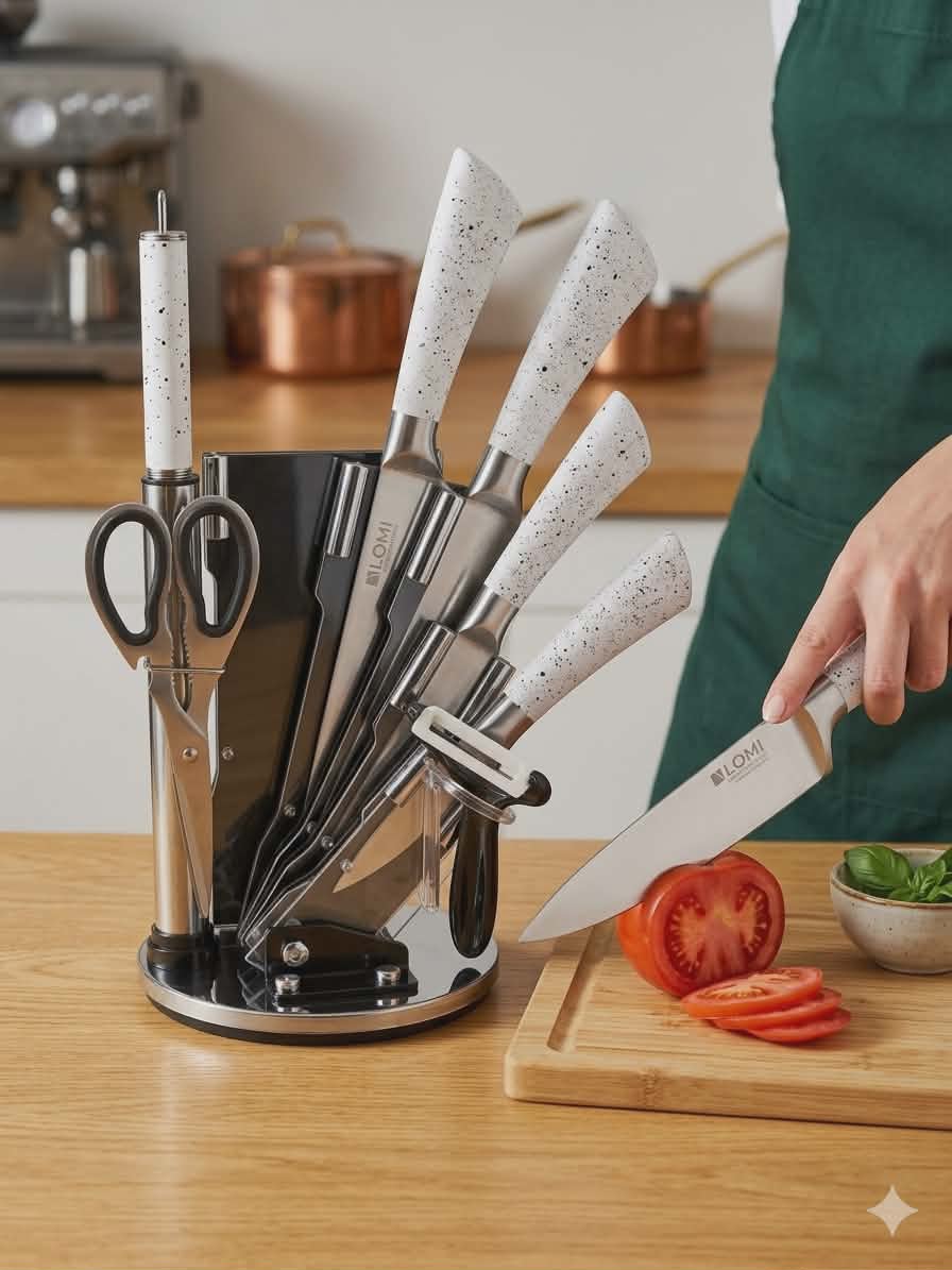 9-piece Stainless Steel Knife Set